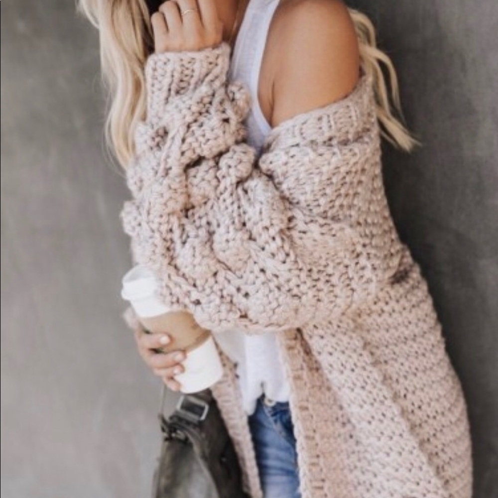 Chunky Cardigan (Hand Knitted)